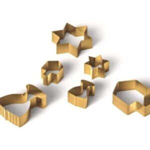 Hanukah 6pk Cookie Cutter Set Brass by Threshold™